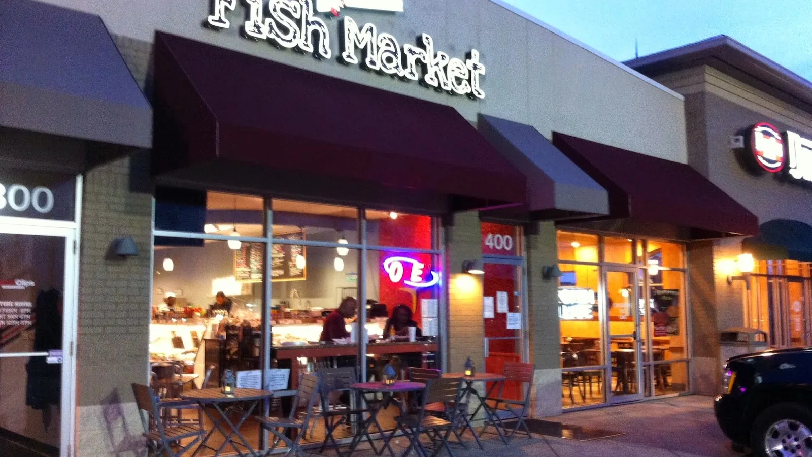 Caplinger's Fresh Catch storefront on Shadeland Avenue, Indianapolis