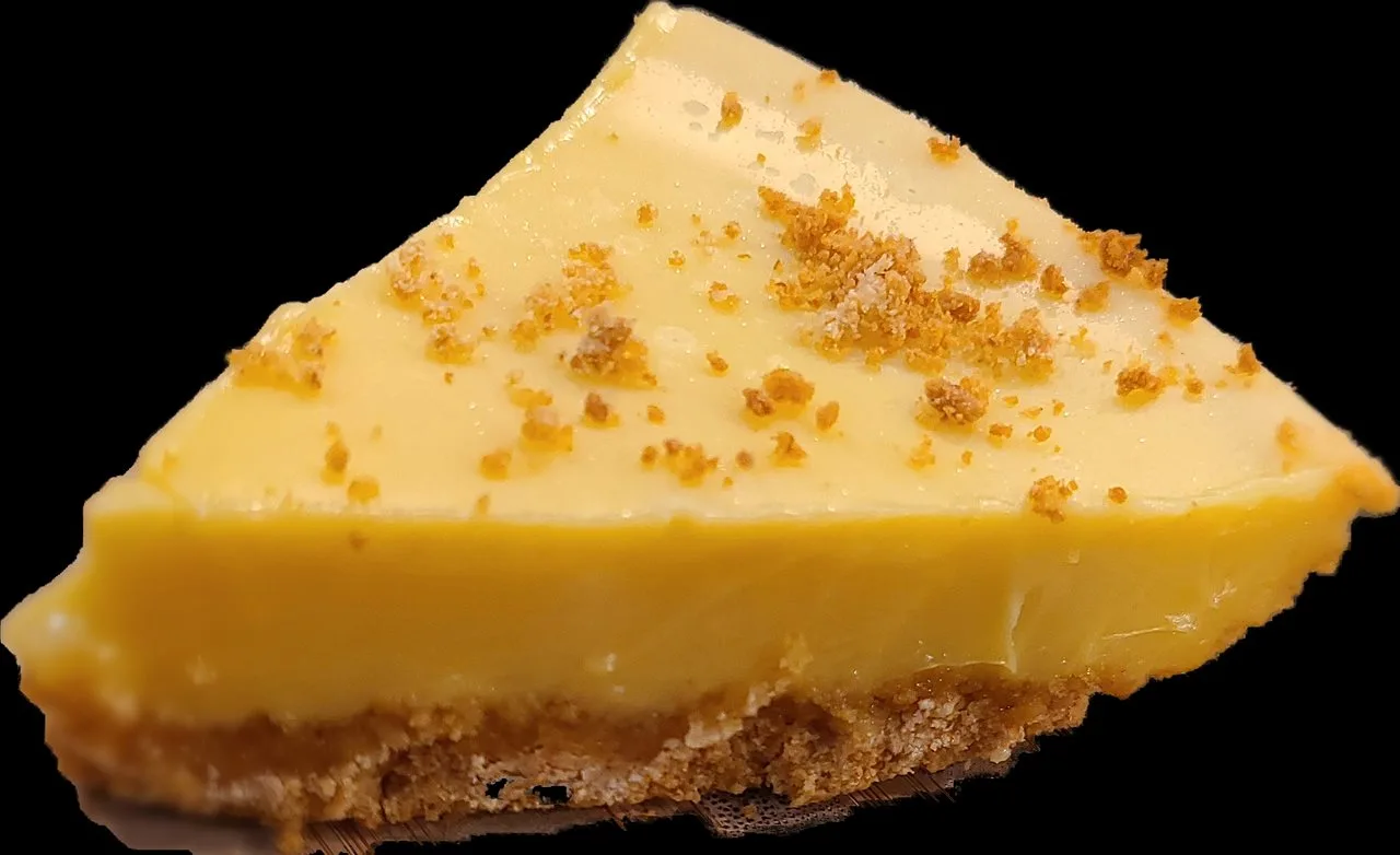 Homemade key lime pie made with Nellie & Joe's Key West lime juice