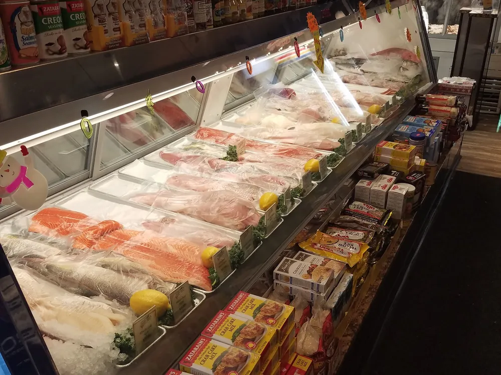 Colossal king crab legs at Caplinger's Fresh Catch Indianapolis
