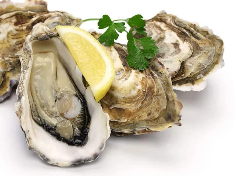 Fresh oysters and shellfish at Caplinger's Fresh Catch Indianapolis